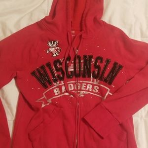 Womens Wisconsin Zipup